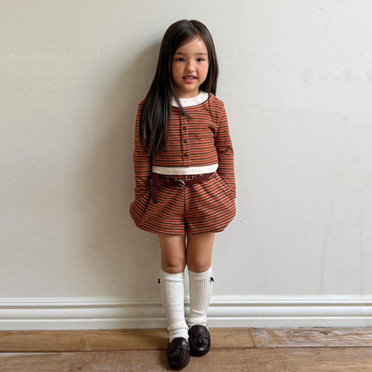 Latte Balloon Shorts [Ellymolly]（2026Winter） 1
