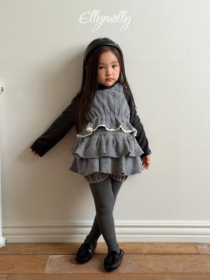 Monggeuli Cancan Skirt [Ellymolly]（2026Winter） 15