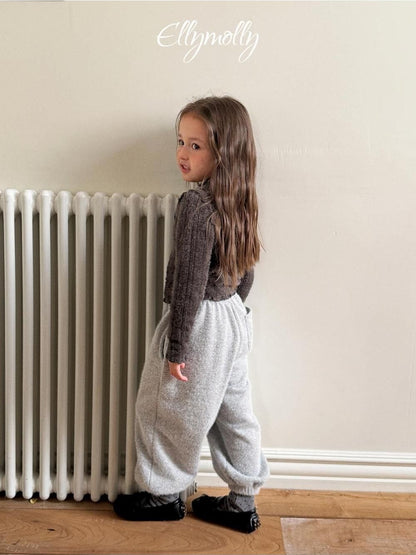 Snowflake Angora Jogger Pants [Ellymolly]（2026Winter） 6