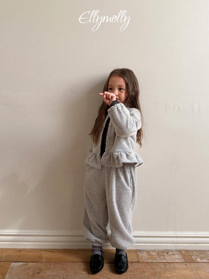 Snowflake Angora Jogger Pants [Ellymolly]（2026Winter） 7