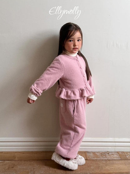 Snowflake Angora Jogger Pants [Ellymolly]（2026Winter） 14