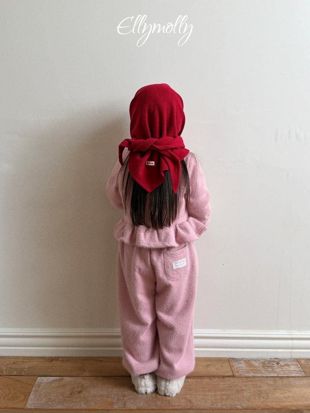 Snowflake Angora Jogger Pants [Ellymolly]（2026Winter） 18