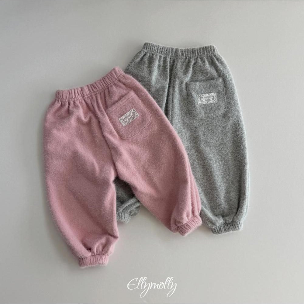 Snowflake Angora Jogger Pants [Ellymolly]（2026Winter） 21