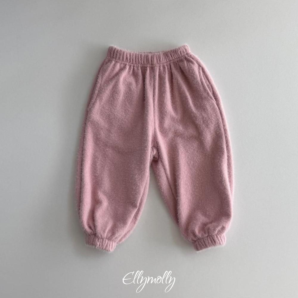 Snowflake Angora Jogger Pants [Ellymolly]（2026Winter） 22