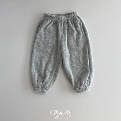 Snowflake Angora Jogger Pants [Ellymolly]（2026Winter） 23