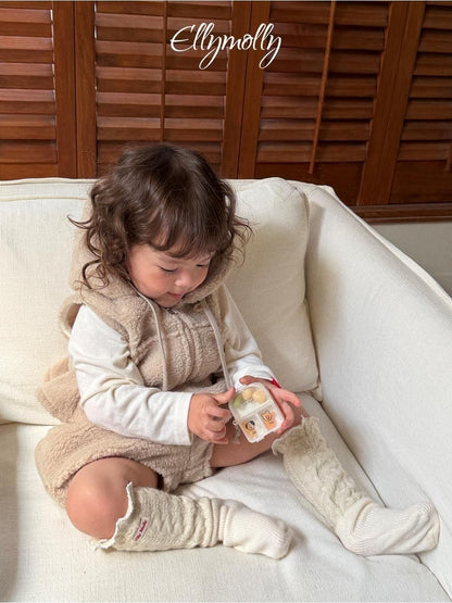 Bear Hooded Vest [Ellymolly]（2026Winter） 17
