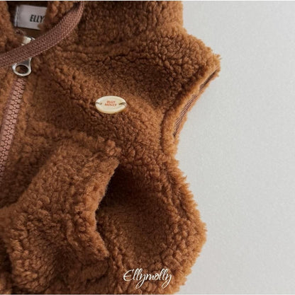 Bear Hooded Vest [Ellymolly]（2026Winter） 27