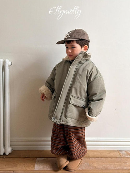 Toto Stripe Jogger Pants [Ellymolly]（2026Winter） 14