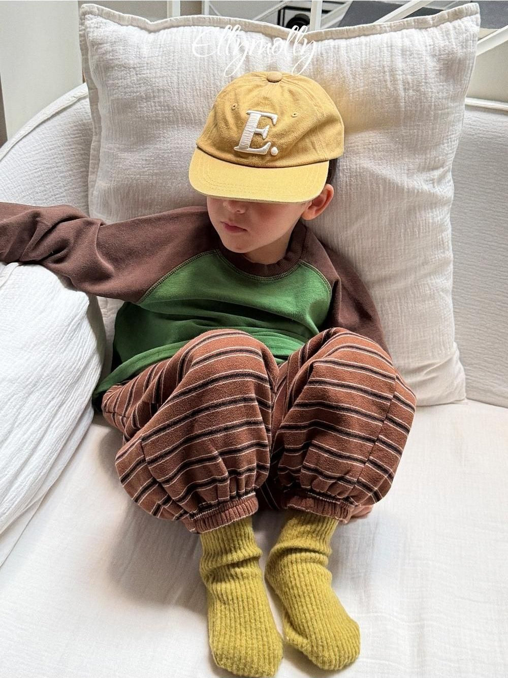 Toto Stripe Jogger Pants [Ellymolly]（2026Winter） 15
