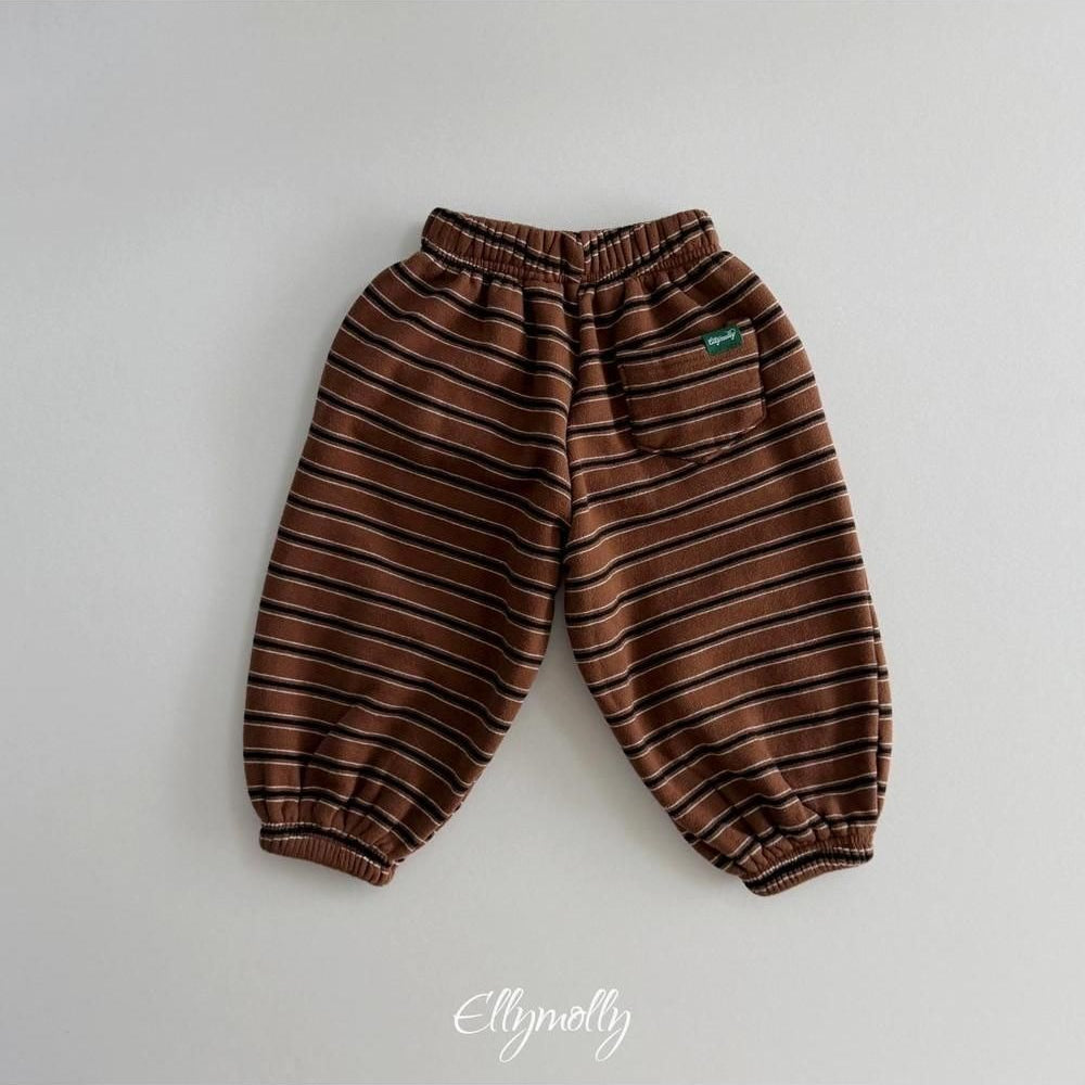 Toto Stripe Jogger Pants [Ellymolly]（2026Winter） 18