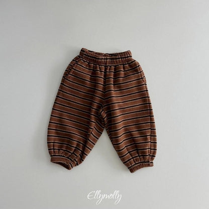 Toto Stripe Jogger Pants [Ellymolly]（2026Winter） 19