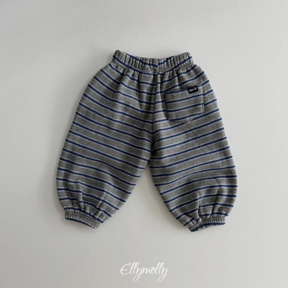 Toto Stripe Jogger Pants [Ellymolly]（2026Winter） 21