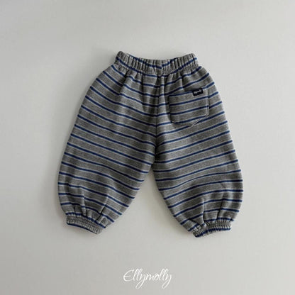 Toto Stripe Jogger Pants [Ellymolly]（2026Winter） 21