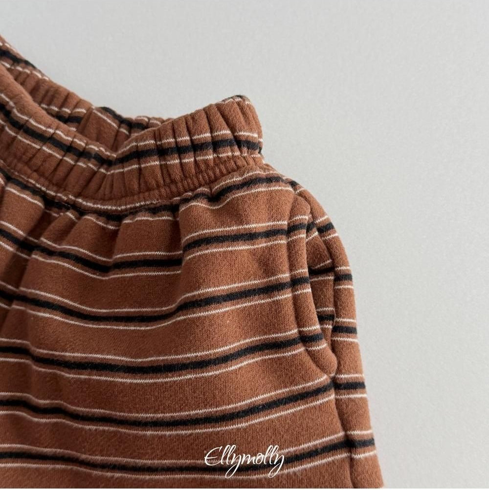 Toto Stripe Jogger Pants [Ellymolly]（2026Winter） 23
