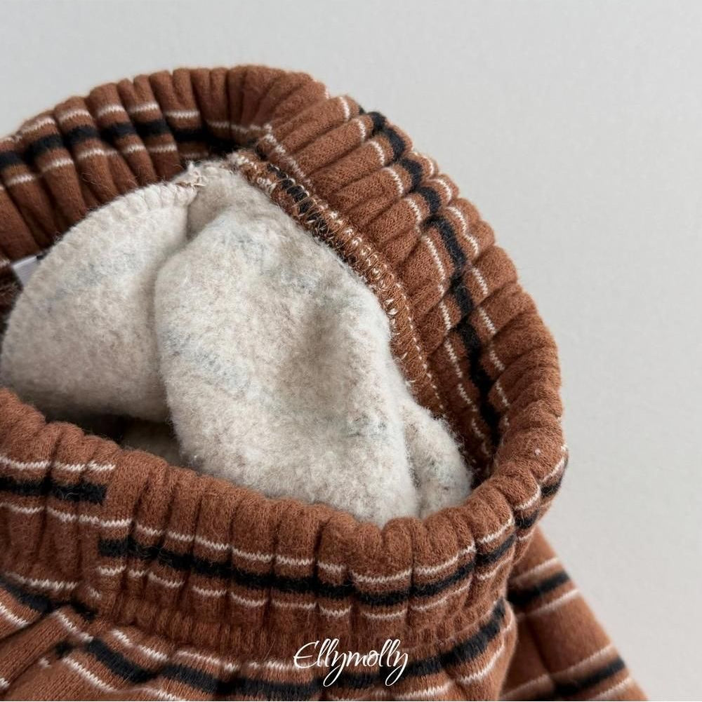 Toto Stripe Jogger Pants [Ellymolly]（2026Winter） 24