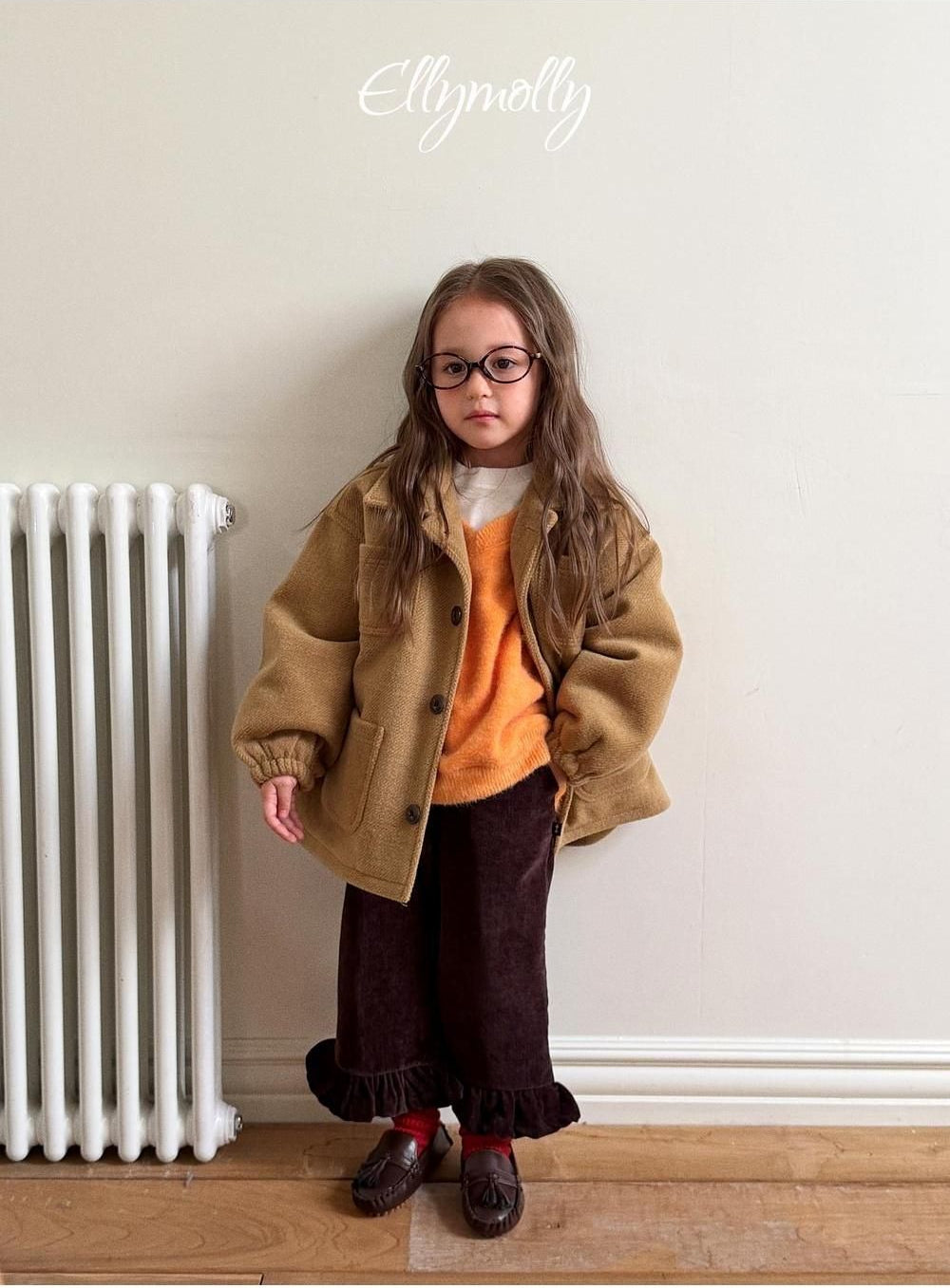 Chicago Brushed V-Neck [Ellymolly]（2026Winter） 7