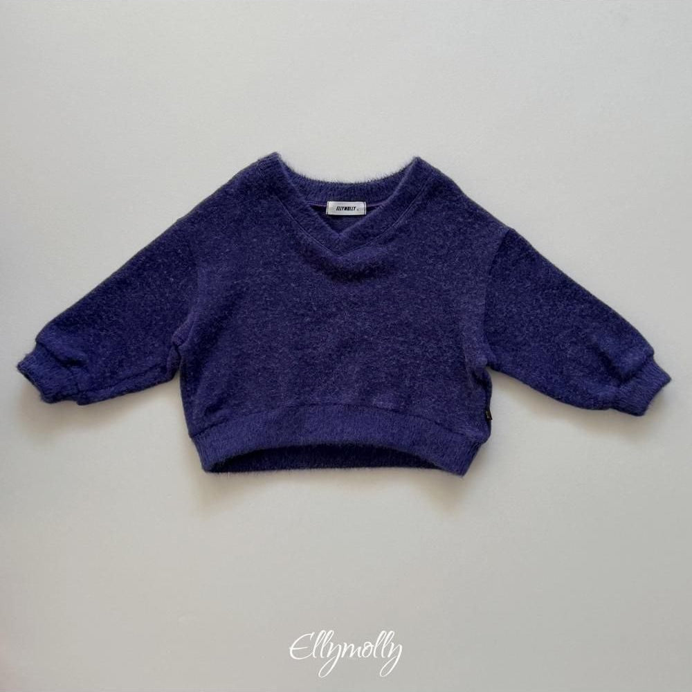 Chicago Brushed V-Neck [Ellymolly]（2026Winter） 26