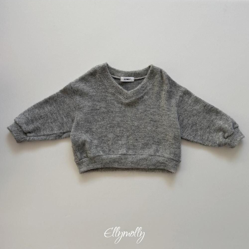 Chicago Brushed V-Neck [Ellymolly]（2026Winter） 27