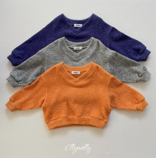 Chicago Brushed V-Neck [Ellymolly]（2026Winter） 1