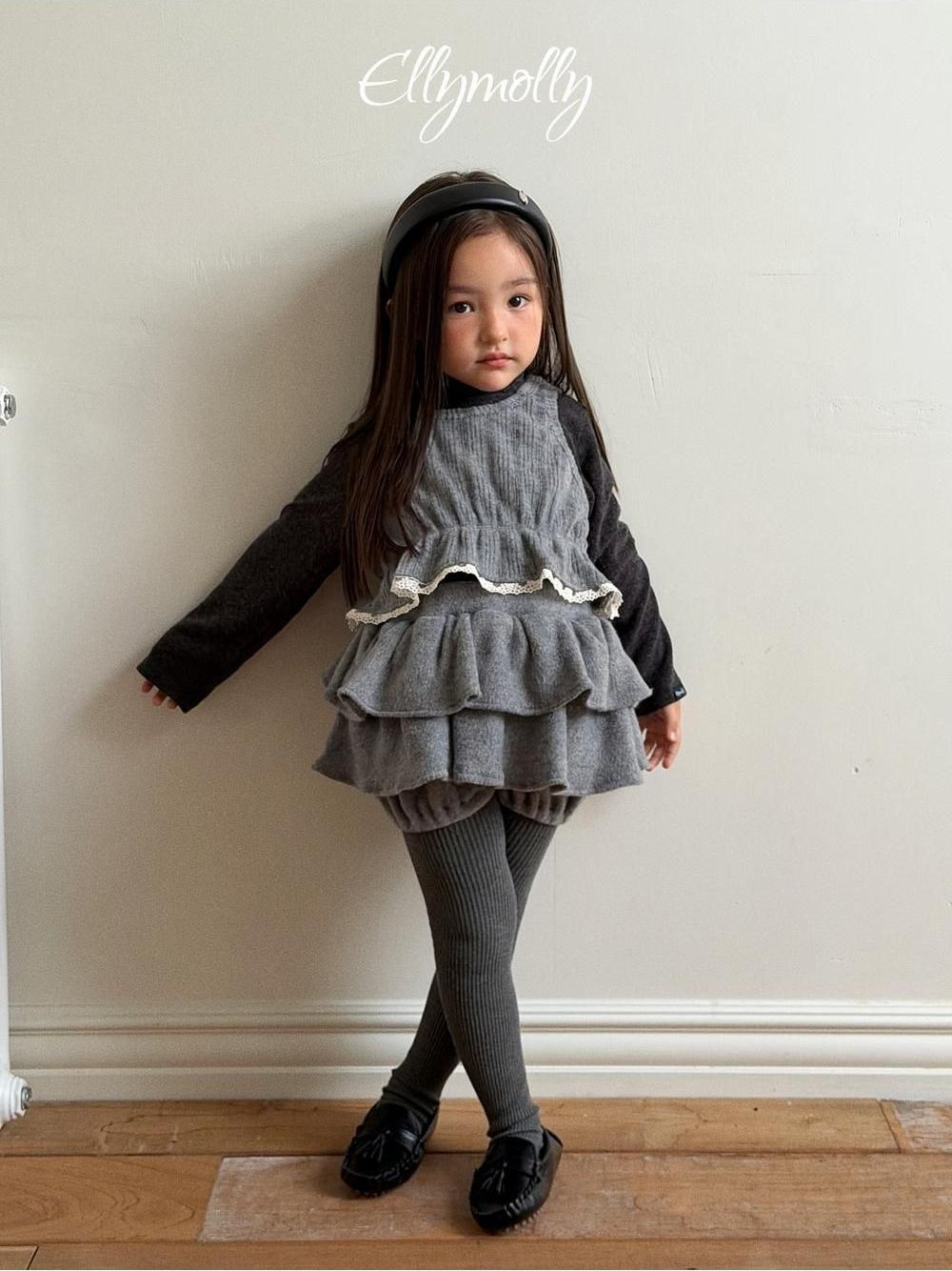 Snow Warmer Turtleneck Tee (Plain) [Ellymolly]（2026Winter） 12