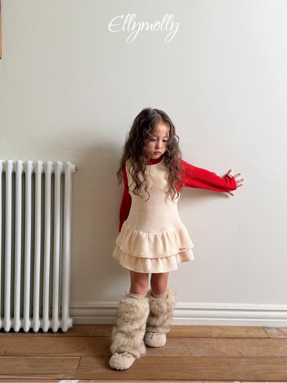 Snow Warmer Turtleneck Tee (Plain) [Ellymolly]（2026Winter） 20