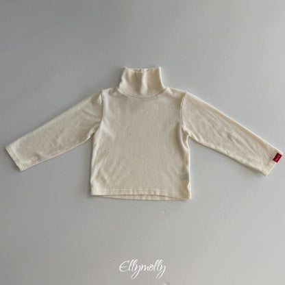 Snow Warmer Turtleneck Tee (Plain) [Ellymolly]（2026Winter） 28