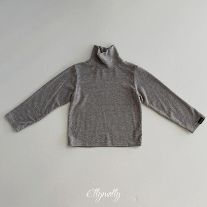 Snow Warmer Turtleneck Tee (Plain) [Ellymolly]（2026Winter） 30