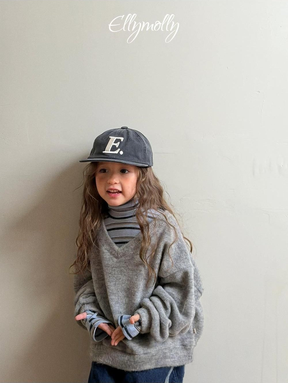 Snow Warmer Turtleneck Tee (Stripe) [Ellymolly]（2026Winter） 14