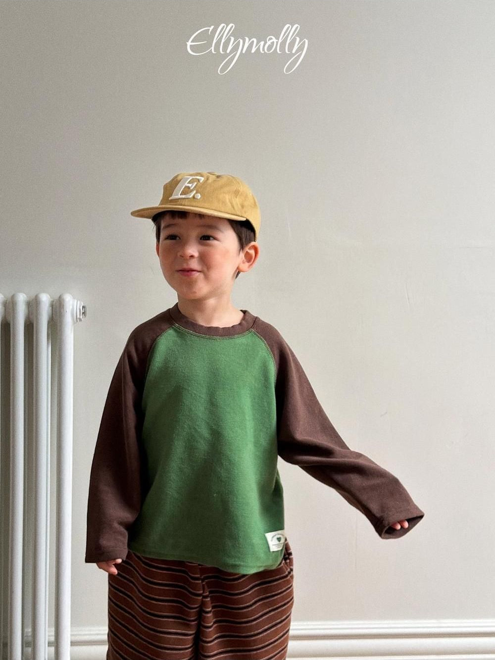 Raon Color Block Raglan Tee [Ellymolly]（2026Winter） 7