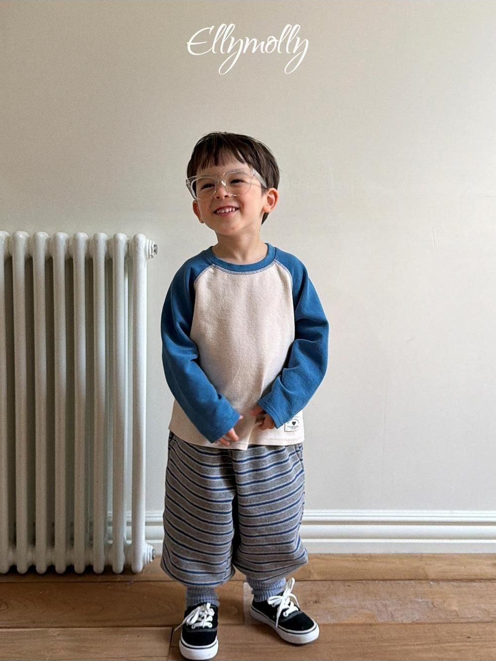 Raon Color Block Raglan Tee [Ellymolly]（2026Winter） 15