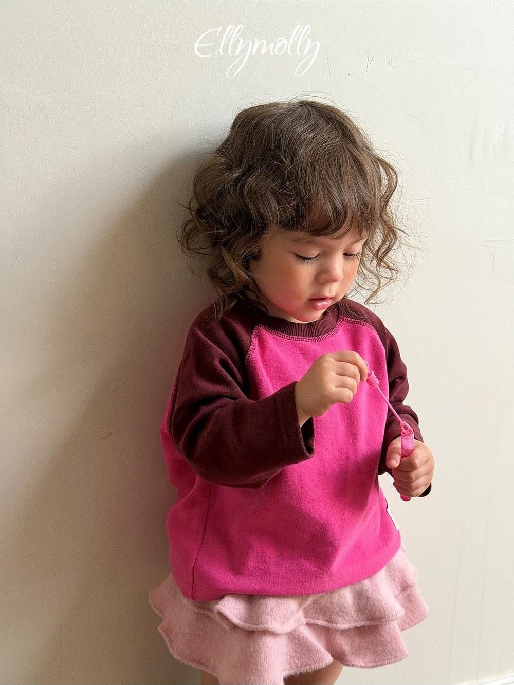 Raon Color Block Raglan Tee [Ellymolly]（2026Winter） 22