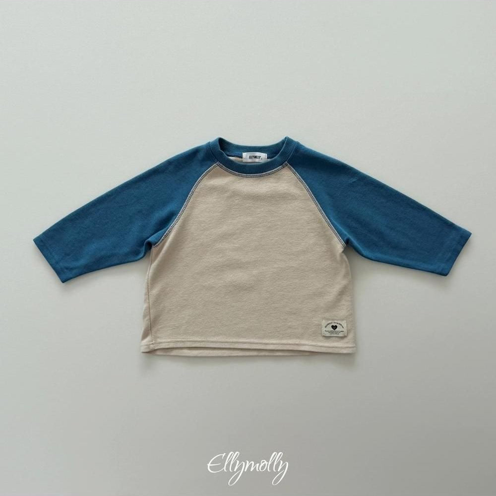 Raon Color Block Raglan Tee [Ellymolly]（2026Winter） 25
