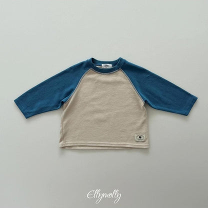 Raon Color Block Raglan Tee [Ellymolly]（2026Winter） 25
