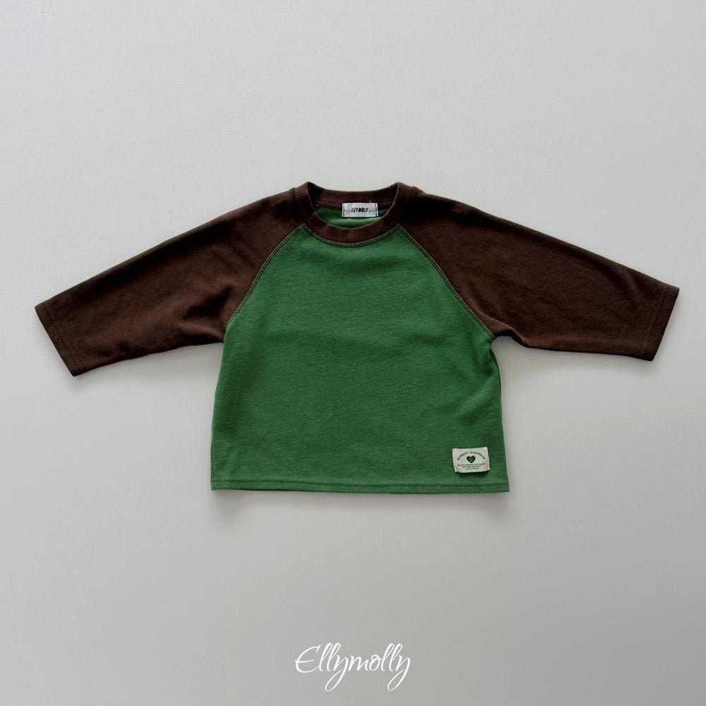 Raon Color Block Raglan Tee [Ellymolly]（2026Winter） 27