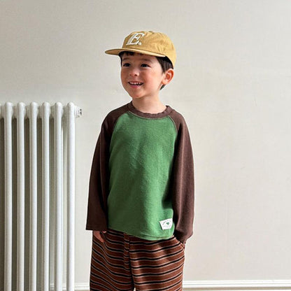 Raon Color Block Raglan Tee [Ellymolly]（2026Winter） 2