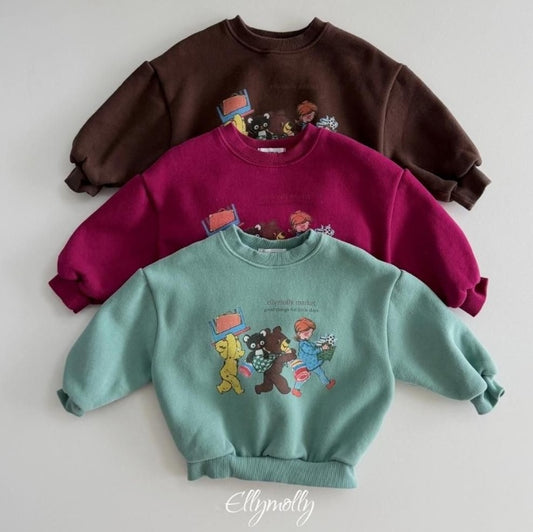 Market Friends Sweatshirt [Ellymolly]（2026Winter） 1