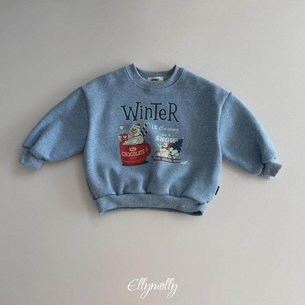 Winter Snow Sweatshirt [Ellymolly]（2026Winter） 22