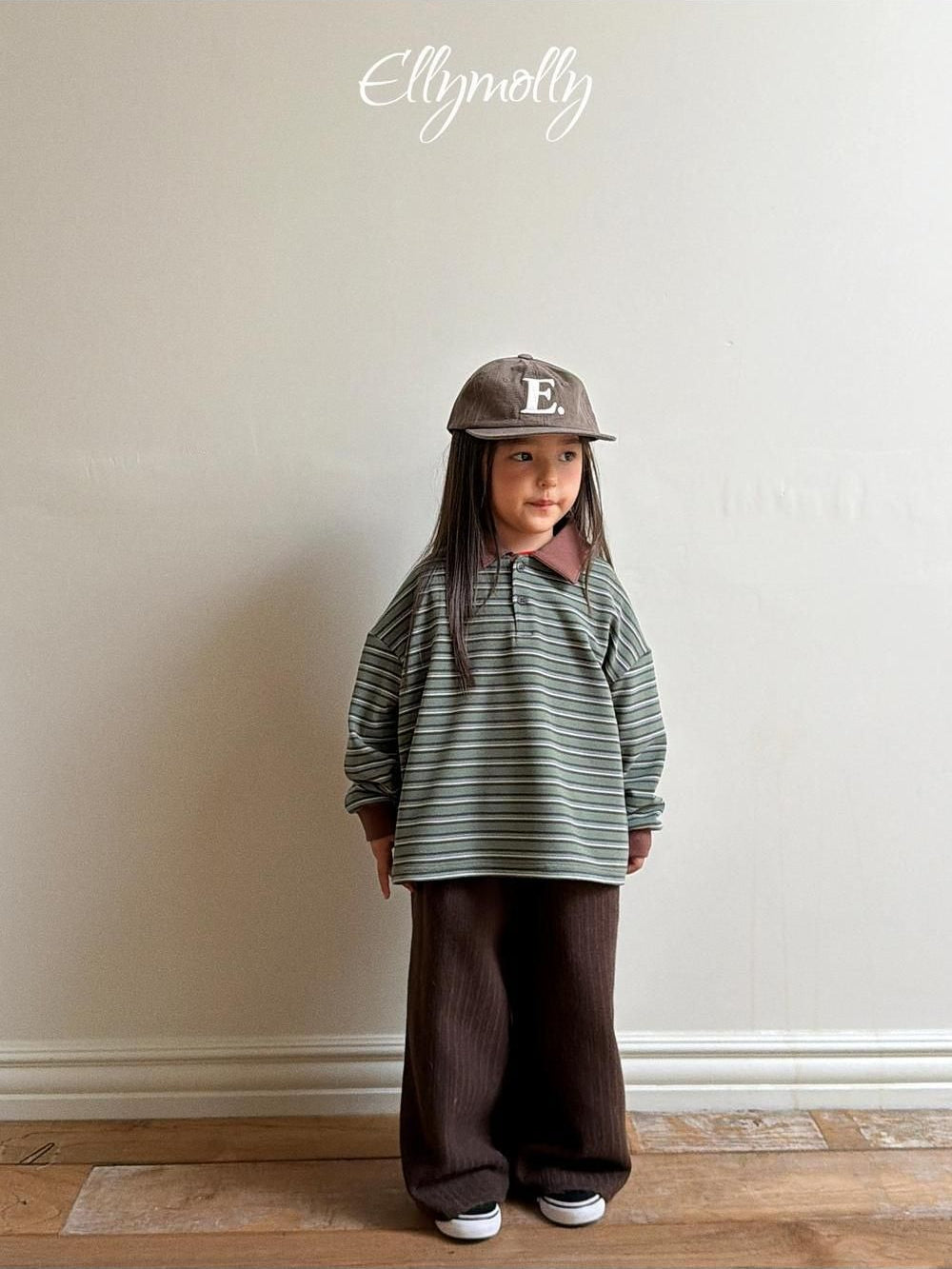 Click Peach Collar Tee [Ellymolly]（2026Winter） 9