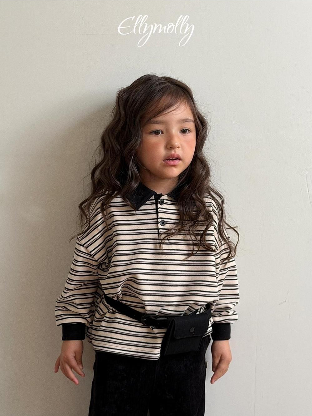 Click Peach Collar Tee [Ellymolly]（2026Winter） 16