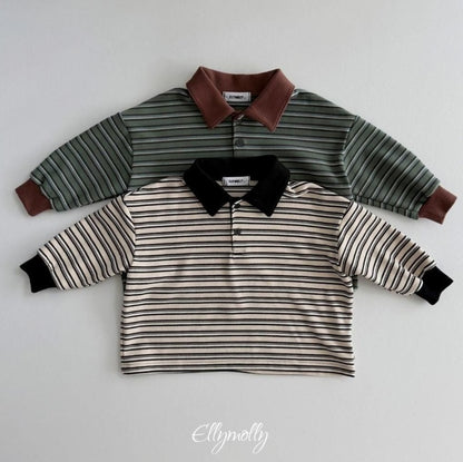 Click Peach Collar Tee [Ellymolly]（2026Winter） 1