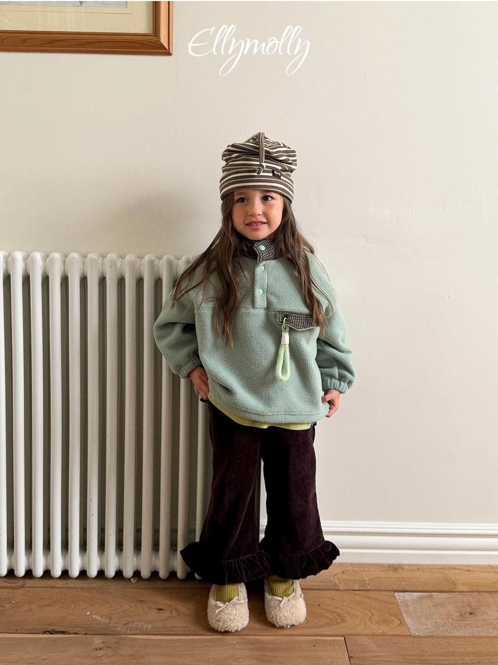 Pomelli High Neck Sweatshirt [Ellymolly]（2026Winter） 9