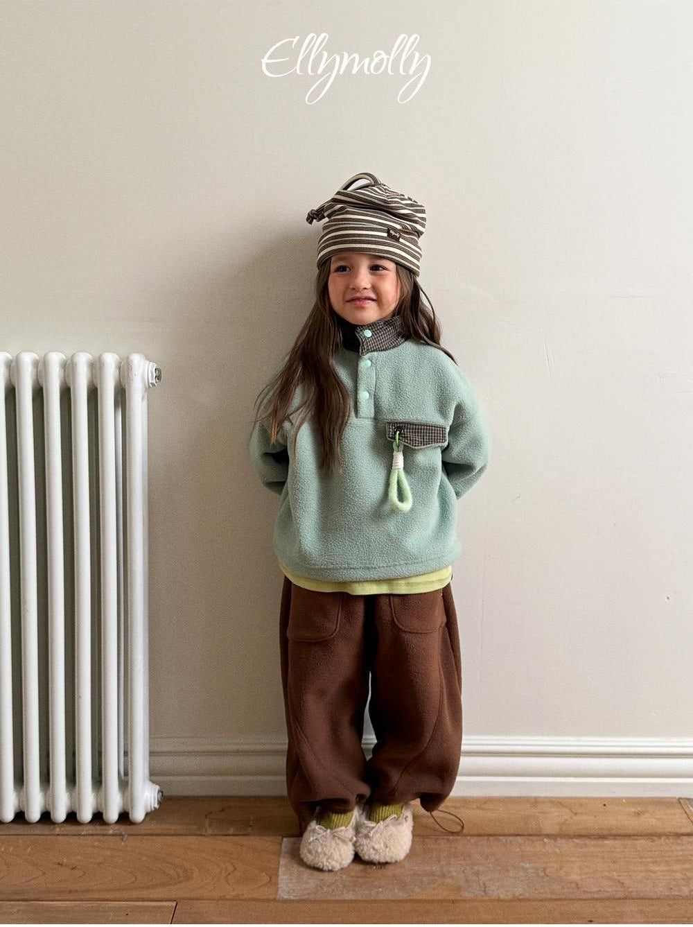 Pomelli High Neck Sweatshirt [Ellymolly]（2026Winter） 12