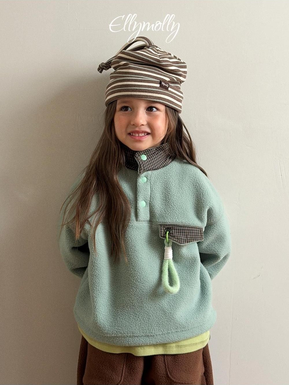 Pomelli High Neck Sweatshirt [Ellymolly]（2026Winter） 13