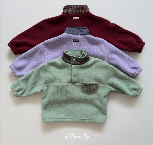 Pomelli High Neck Sweatshirt [Ellymolly]（2026Winter） 2