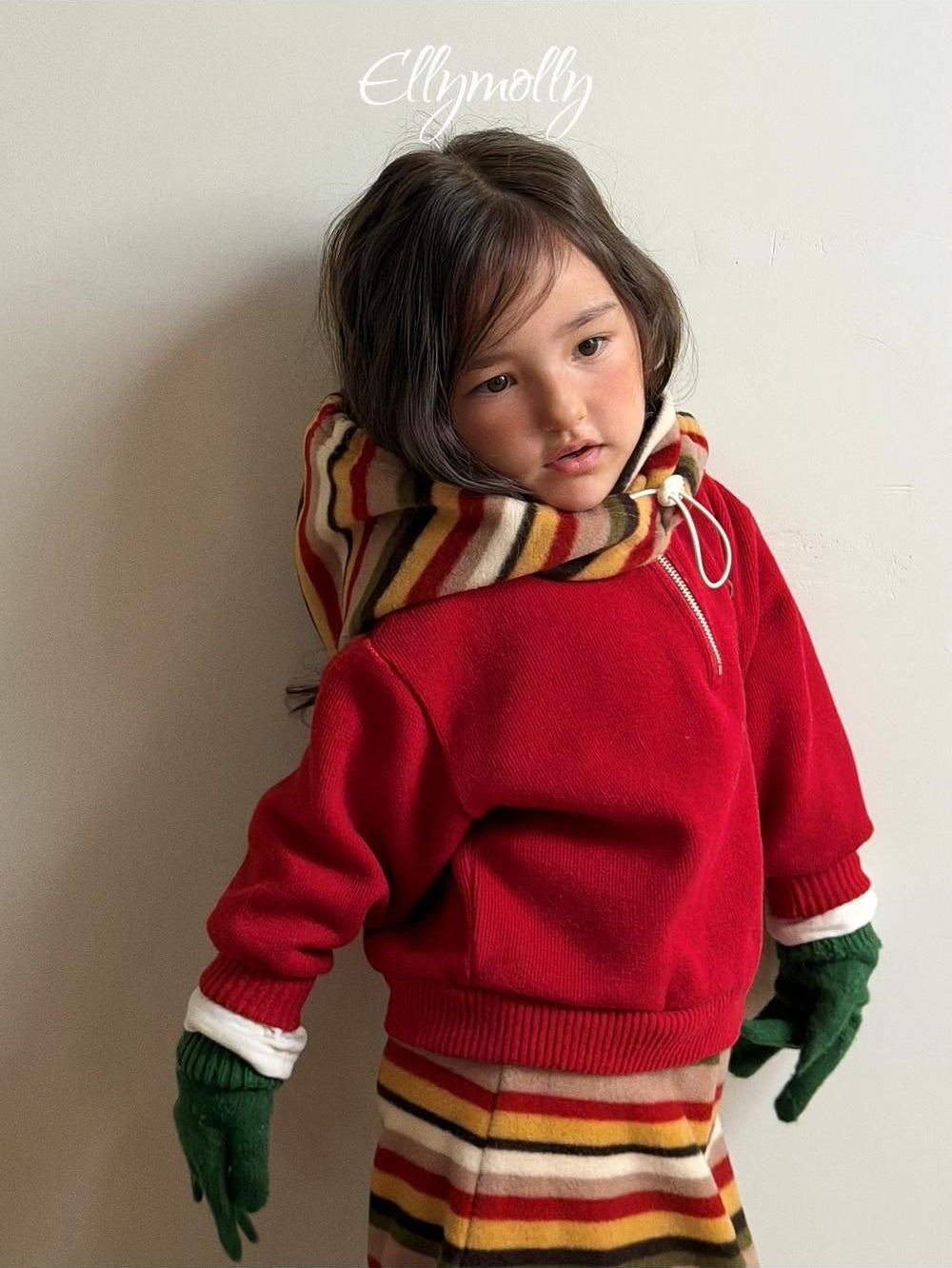 Arden Wool Half Zip-Up [Ellymolly]（2026Winter） 9