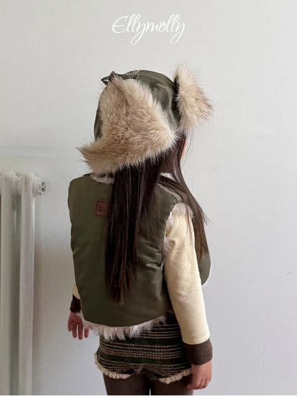 Publi Reversible Vest [Ellymolly]（2026Winter） 4