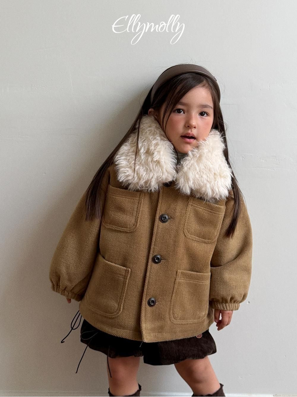 Fluffy Wool Coat [Ellymolly]（2026Winter） 17
