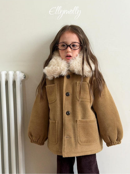 Fluffy Wool Coat [Ellymolly]（2026Winter） 18