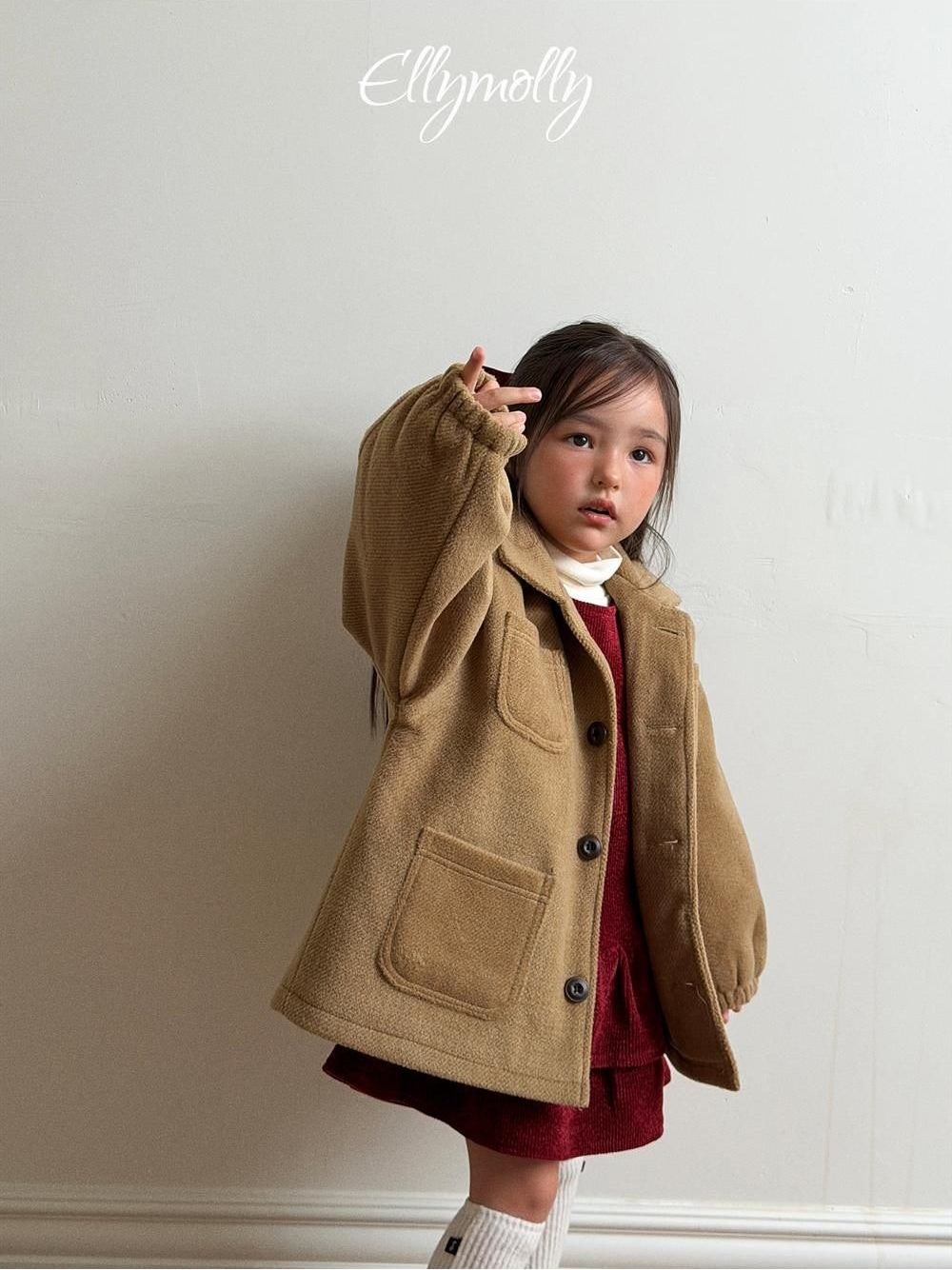 Fluffy Wool Coat [Ellymolly]（2026Winter） 19