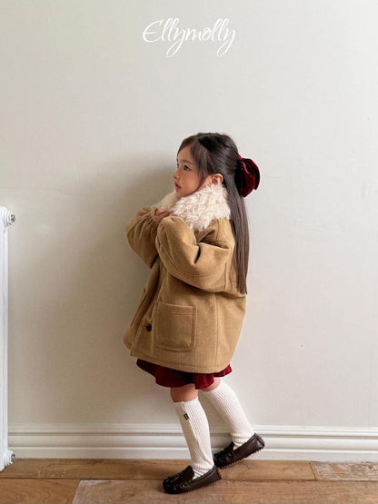 Fluffy Wool Coat [Ellymolly]（2026Winter） 20